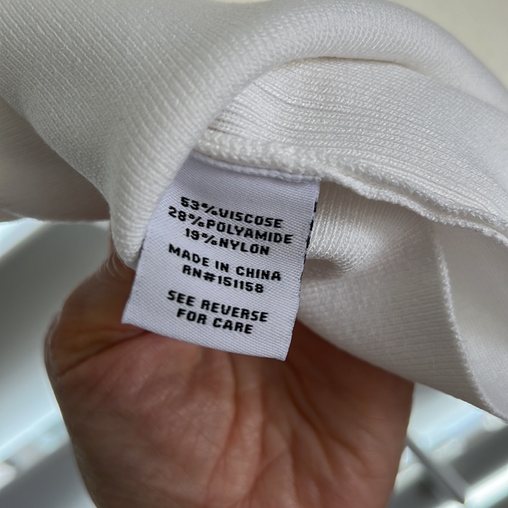 525 America white sleeveless sweater - Picture 4 of 5